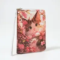 Кошелёк детский Выбражулька &laquo;Кот в цветочках&raquo;, на молнии, разноцветный