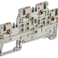 ARMAFIX Клемма пружинная Push-in CP-ML 2 ур. 1,5мм2 серая IEK