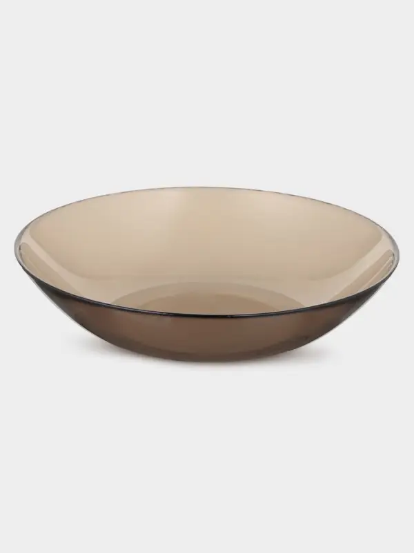Тарелка глубокая Luminarc Ambiente. Eclipse, 835 мл, d=20.8 см, стекло, коричневая