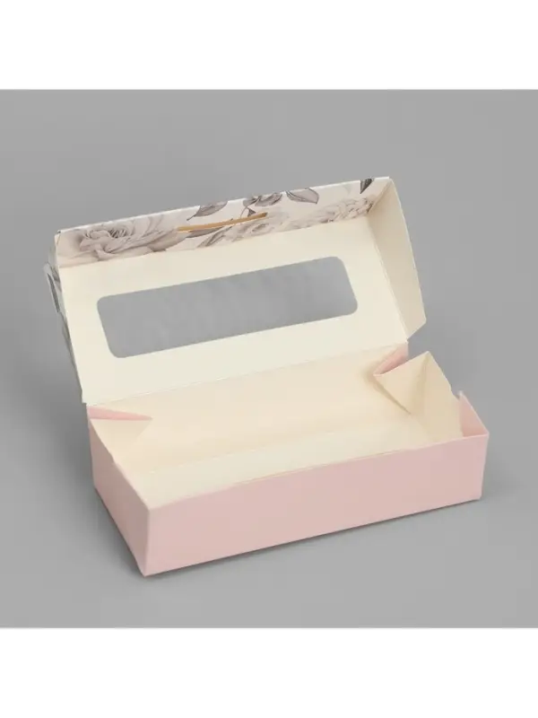 Кондитерская упаковка, коробка с ламинацией &laquo;Графика&raquo;, 17&times;7&times;4 см