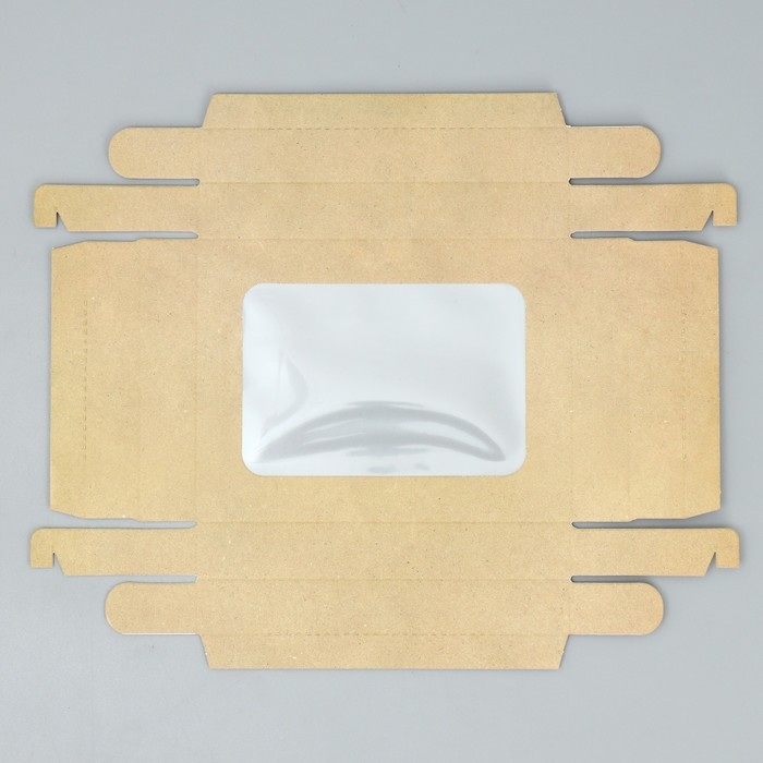 Коробка подарочная, упаковка, «Под крафт» 16.5 х 12.5 х 5 см