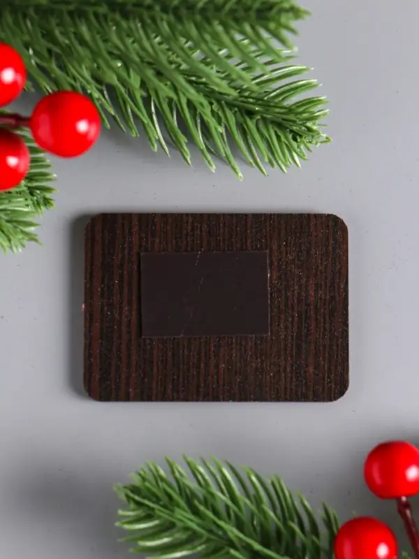 Набор новогодних магнитов 6 шт "Удачи" 6х4,5 см