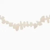 Ожерелье из камня, 45 см, белое