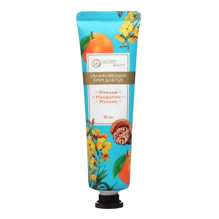 Крем для рук «Фрезия, мандарин, мускус» увлажняющий, 30 мл Крем для рук «Фрезия, мандарин, мускус» увлажняющий, 30 мл