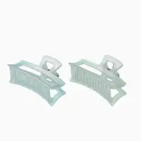 Крабик для волос &laquo;Жемчужный&raquo;, прямой, 7 см, белый