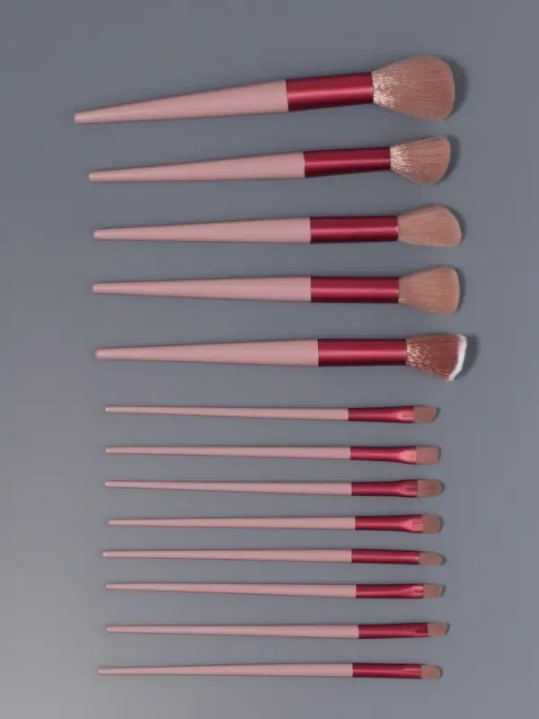 Набор кистей для макияжа PASTEL BLUSH, 13 шт., 10/22 (&plusmn;1) см, сиреневый