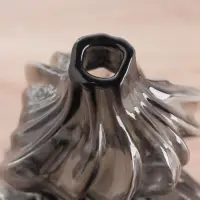 Ваза для цветов &laquo;Одри&raquo;, d=2.5 см, 26&times;12.5 см, стекло, чёрная