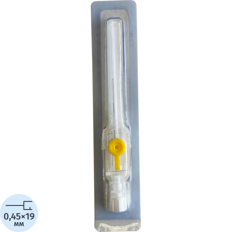 Катетер внутривенный с доп.портом 24G Beromed 50шт/уп