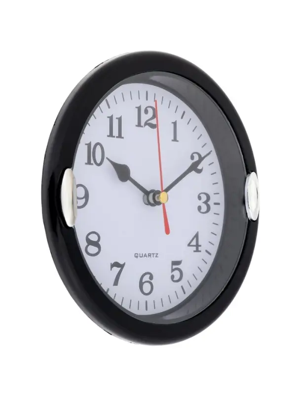 Часы настенные интерьерные &laquo;Джесика&raquo;, d=15 см, циферблат d=13 см, чёрные