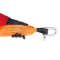 Трос буксировочный (усиленный,цвет-оранжевый) AVS EXPERT ST-155B 15т 5м.шаклы