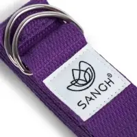 Ремень для йоги Sangh, 180&times;4 см, цвет фиолетовый