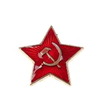 Значок «Звезда», 2,5 см, с застёжкой как на обычном значке
