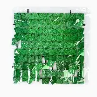 Панель с пайетками для фотозоны 30&times;30 см зеленая