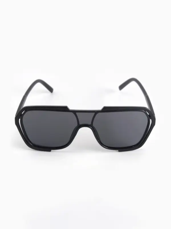 Очки солнцезащитные &laquo;OneSun. Маска&raquo;, uv 400, линза 4.5&times;5.8 см, чёрный