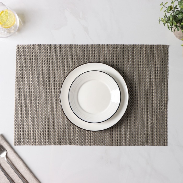 Салфетка сервировочная на стол «Шахматы», 45×30 см, цвет МИКС