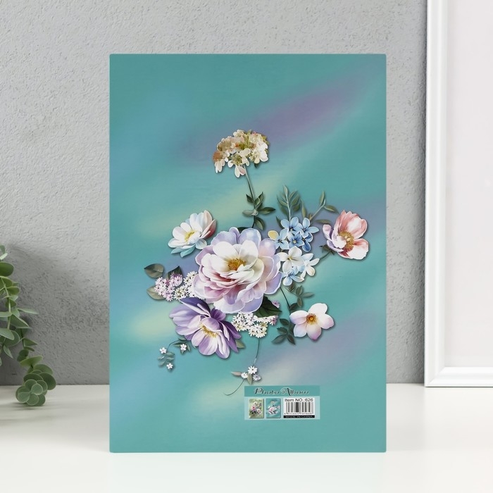 Фотоальбом на 300 фото 10х15 см Фотоальбом на 300 фото 10х15 см "Лёгкие цветы" МИКС 23,5х5,5х33,5 см