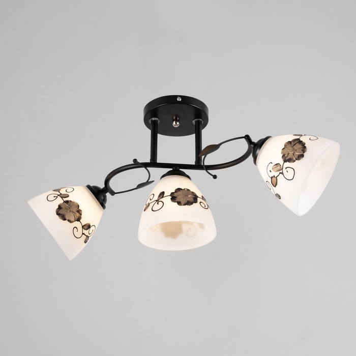 Люстра Люстра "Арья" 3хЕ27 40Вт черный 58х26 см