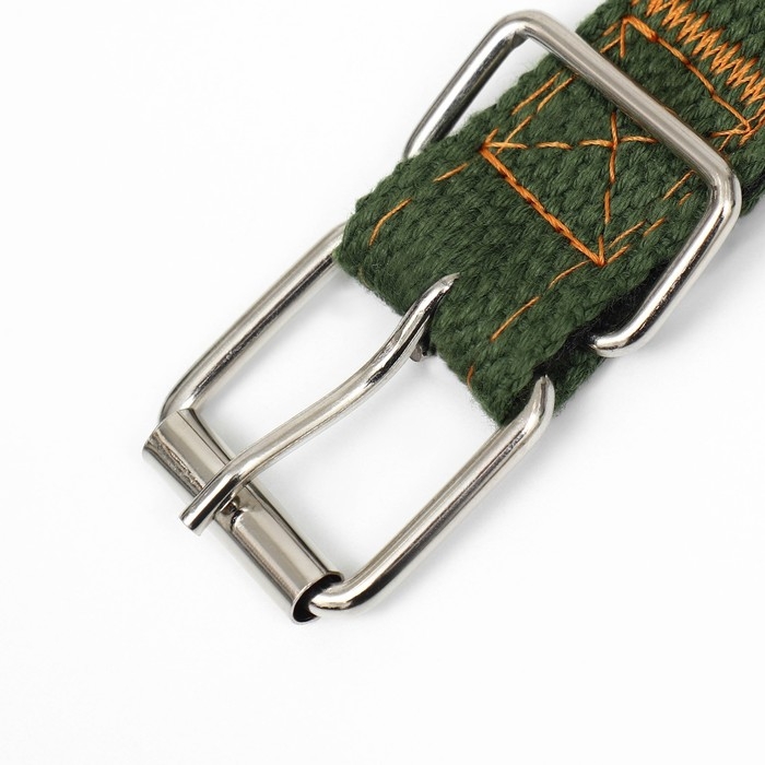 Ошейник брезентовый двухслойный, 52 х 2 см, хаки Ошейник брезентовый двухслойный, 52 х 2 см, хаки