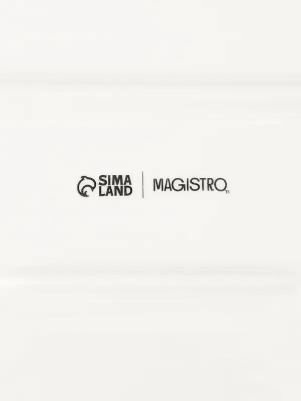 Блюдо для запекания Magistro &laquo;Бланш&raquo;, 41.3&times;26 см, прямоугольное, фарфор, белое