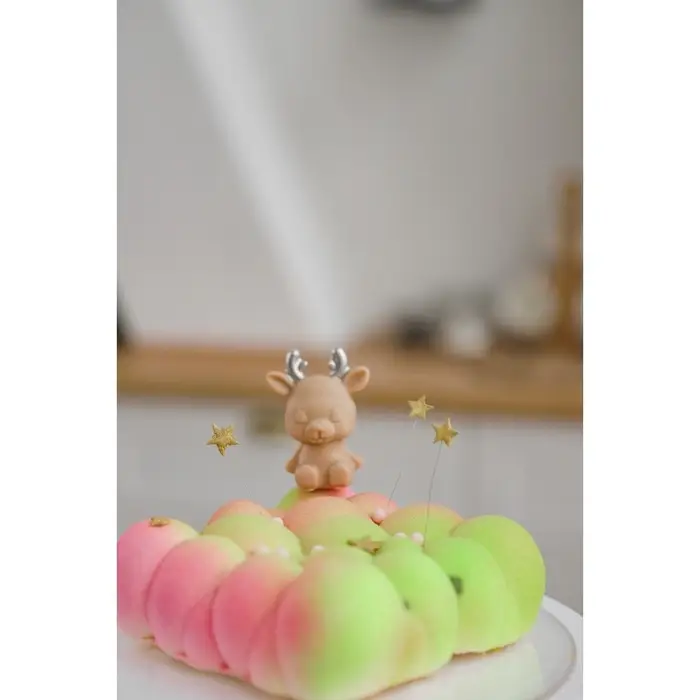 Молд для заливки &laquo;Оленёнок&raquo;, силикон, 6&times;3&times;6 см, прозрачный