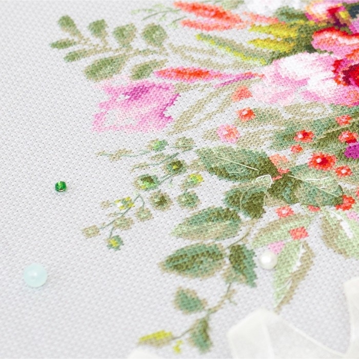 Набор для вышивания Набор для вышивания "Букет с амариллисом" 36 х 27