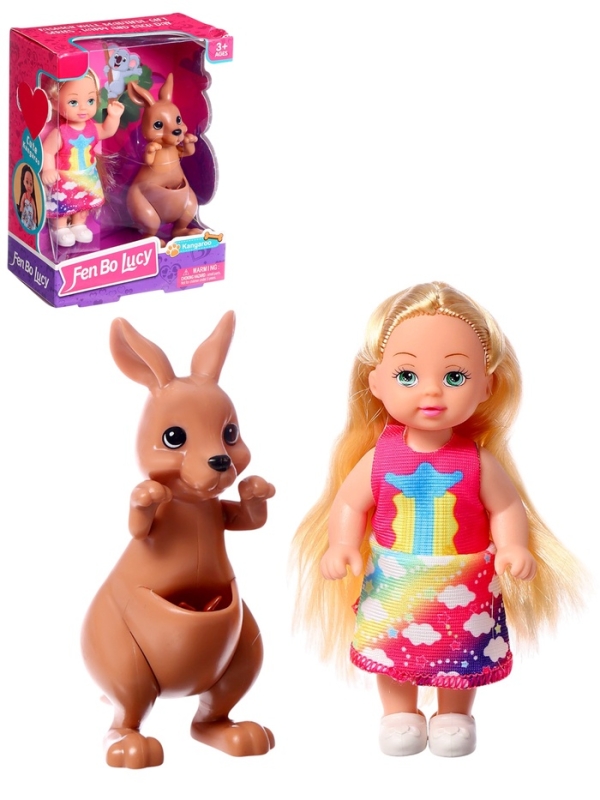 Кукла-малышка Кукла-малышка "Мой дружок кенгуру", МИКС