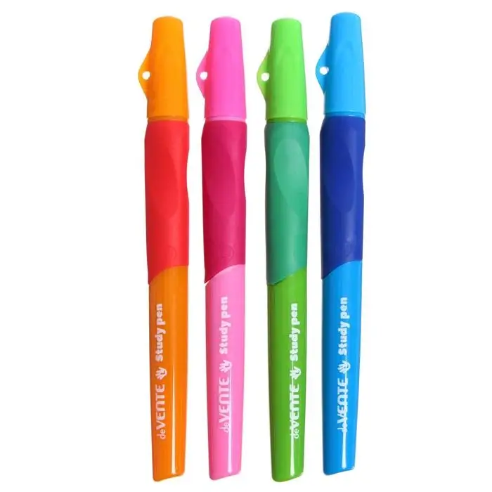 Ручка обучающая для левши deVENTE Study Pen, узел 0.7 мм, каучуковый держатель, чернила синие на масляной основе Ручка обучающая для левши deVENTE Study Pen, узел 0.7 мм, каучуковый держатель, чернила синие на масляной основе