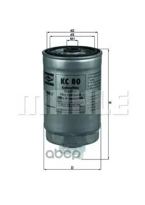 фильтр топливный Mahle/Knecht арт. KC80