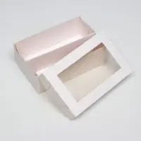 Коробка для макарун, с ложементом, белая 16.5×10.5×5.5 см