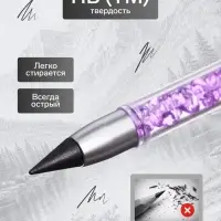 Вечный карандаш чернографитный Calligrata &laquo;Принцесса&raquo;, МИКС