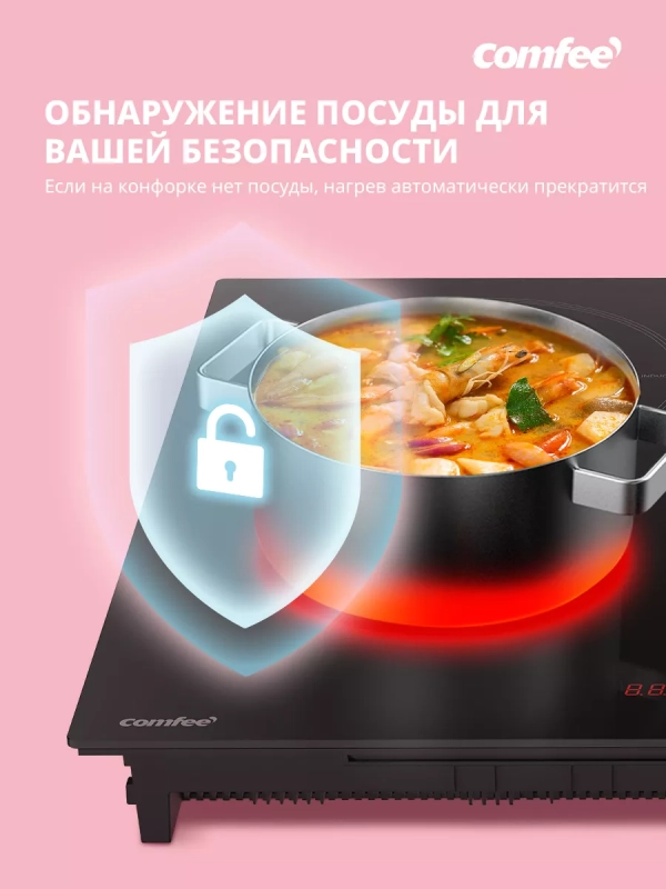 Индукционная варочная панель CIH601,4 конфорки, инвертор Индукционная варочная панель CIH601,4 конфорки, инвертор