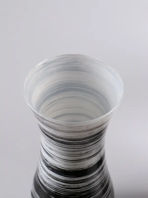 Ваза &laquo;Прованс&raquo;, h=26 см, стекло, чёрная