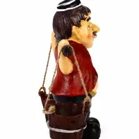Садовая фигура из полистоуна &laquo;Дедушка с ведрами&raquo;, 20&times;7&times;19 см, Greengo