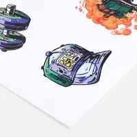 Стикерпак бумажный Thematic, 23 февраля