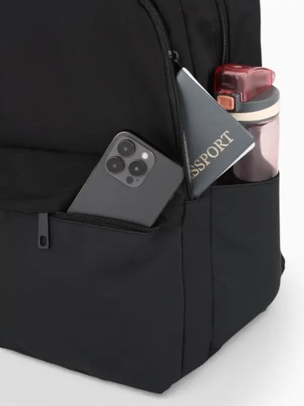 Рюкзак, водонепроницаемое дно, 2 отделения, 3 кармана, 31&times;15&times;45 см, чёрный