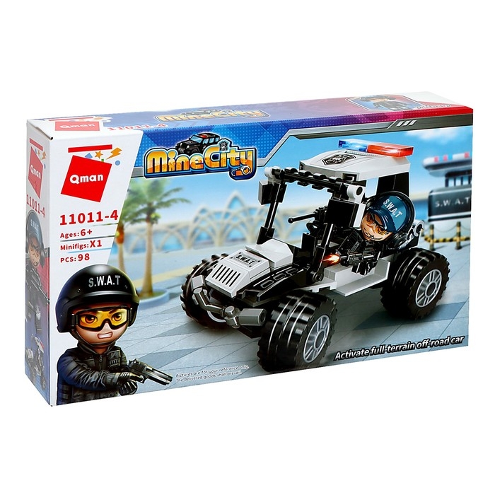 Конструктор Полиция «Стражи города», 4 вида МИКС Конструктор Полиция «Стражи города», 4 вида МИКС