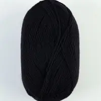 Пряжа &laquo;Флорис&raquo; 95 % мериносовая шерсть, акрил 5 % 150 м/100 г (003 черный)