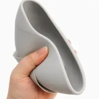 Тарелка детская на присоске и ложка, серый, Mum&Baby Тарелка детская на присоске и ложка, серый, Mum&Baby