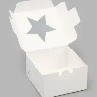 Коробка 10,2 х 10,2 х 5,9 см белая