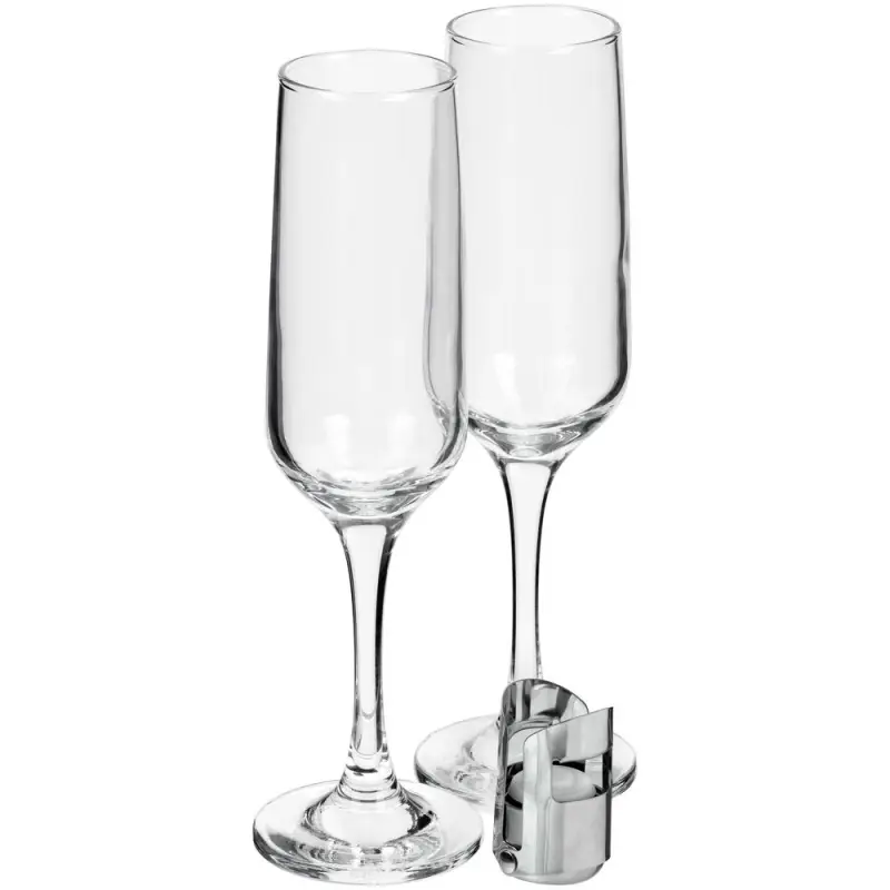 Набор для шампанского Isabella, в черной упаковке Набор для шампанского Isabella, в черной упаковке