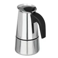 VETTA Кофеварка гейзерная, 4 чашки, нержавеющая сталь, нейлоновая ручка