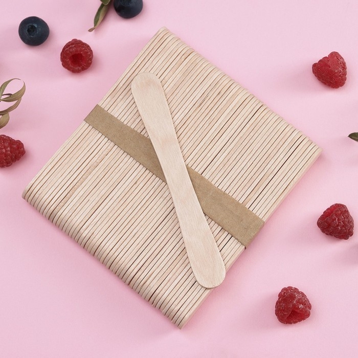 Набор палочек деревянных, 11,4×1-1,3 см, 50 шт Набор палочек деревянных, 11,4×1-1,3 см, 50 шт