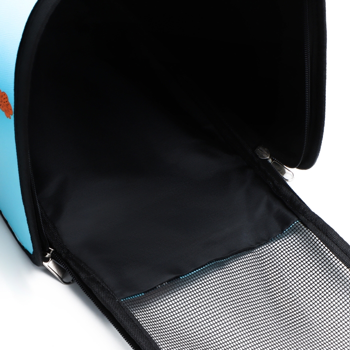 Сумка - переноска для животных  Сумка - переноска для животных "Путешественник", голубая, размер L, 53 х 21 х 29 см