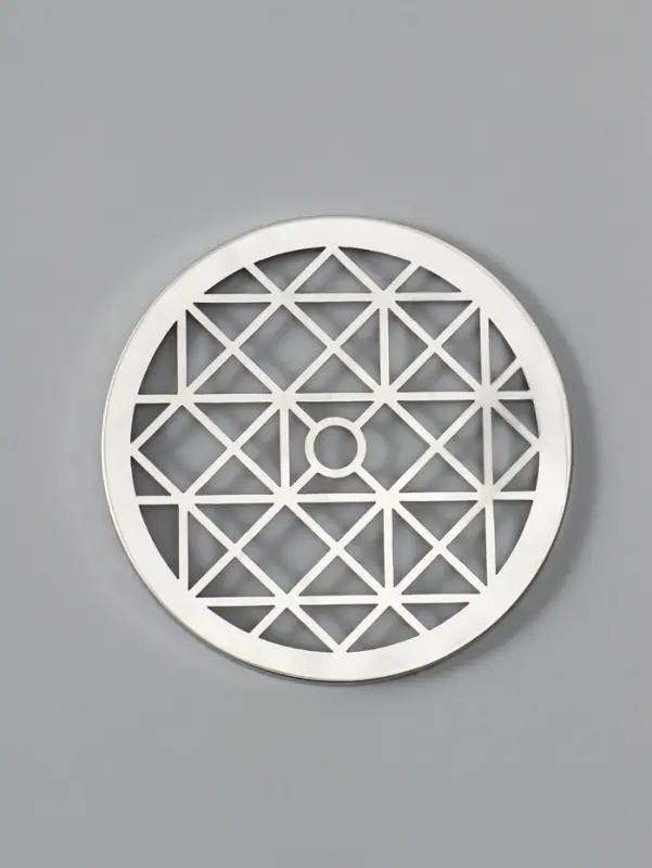 Крышка металлическая для вазы "Классик" d-12 см, серебро