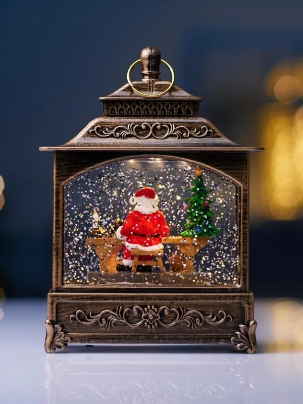 Фигура светодиодная  Фигура светодиодная "Дед Мороз" 5.5х14х19.5 см, 3хААА (не в компл.), музыка, USB, Т/БЕЛЫЙ