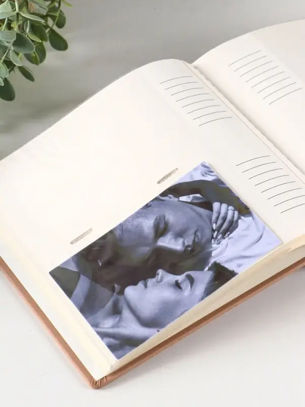 Фотоальбом Делюкс 200ф 10X15см, бум.карм.с мемо, книжн. пер-т., бронза