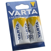 Батарейка Varta ENERGY LR20 D 2шт/бл Alkaline 1.5V (4120) (4120229412)
