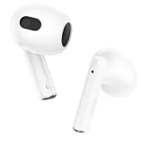 Наушники беспроводные Hoco EW30, TWS, вкладыши, Bluetooth 5.3, 30/300 мАч, белые