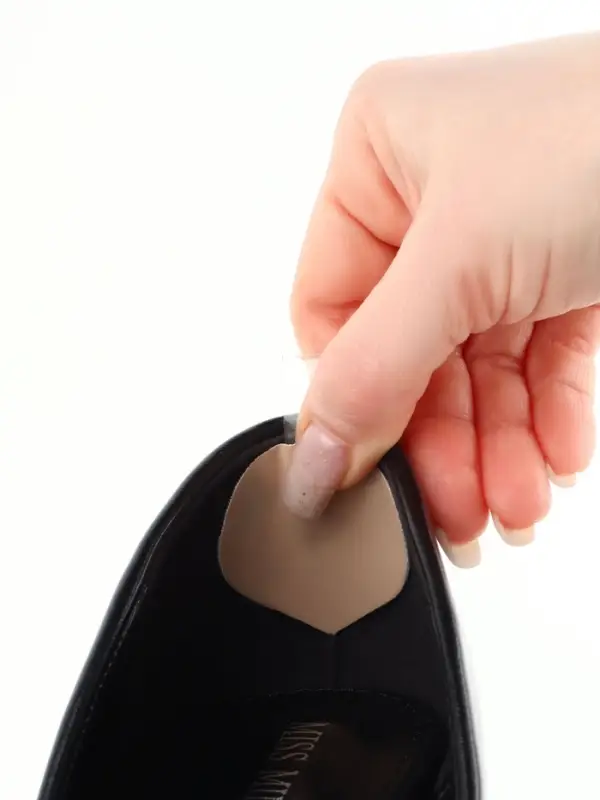 Пяткоудерживатели с петелькой, 5.8&times;4.4 см, бежевые