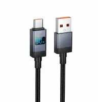 Кабель USB на Type-C 1M 5A X118 HOCO черный